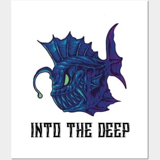 Into The Deep Anglerfish Posters and Art